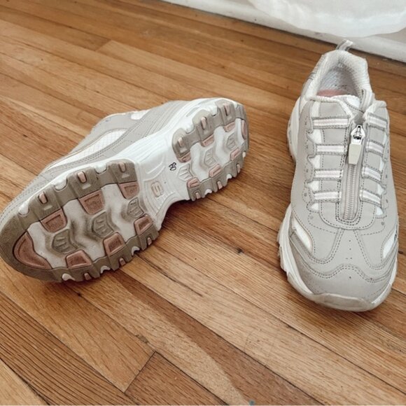 TRUE Y2K SKETCHERS zip up d’lites sneakers - Picture 4 of 5